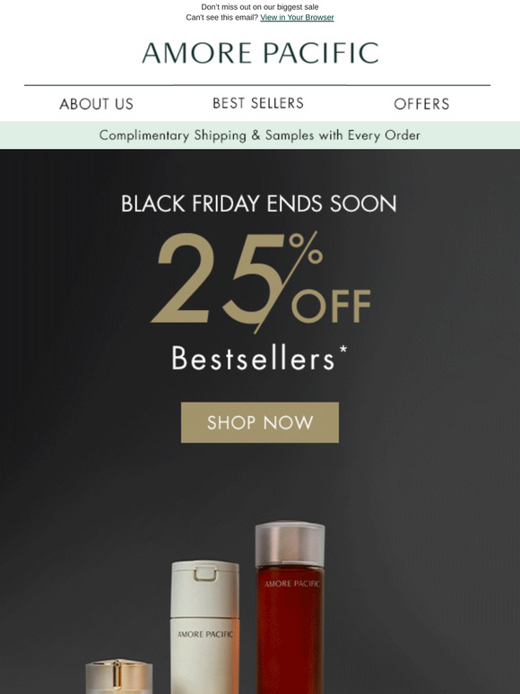 Ends Soon! 25% Off for Black Friday