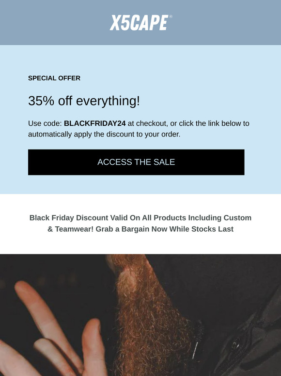 Last Day! 35% Off Sitewide Including Custom & Teamwear