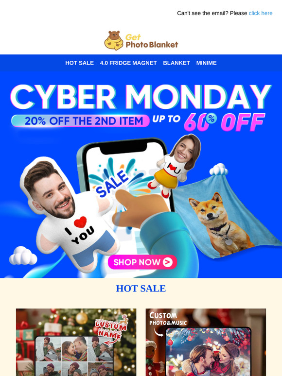 CYBER MONDAY sale is coming！Choose a unique gift for your family!