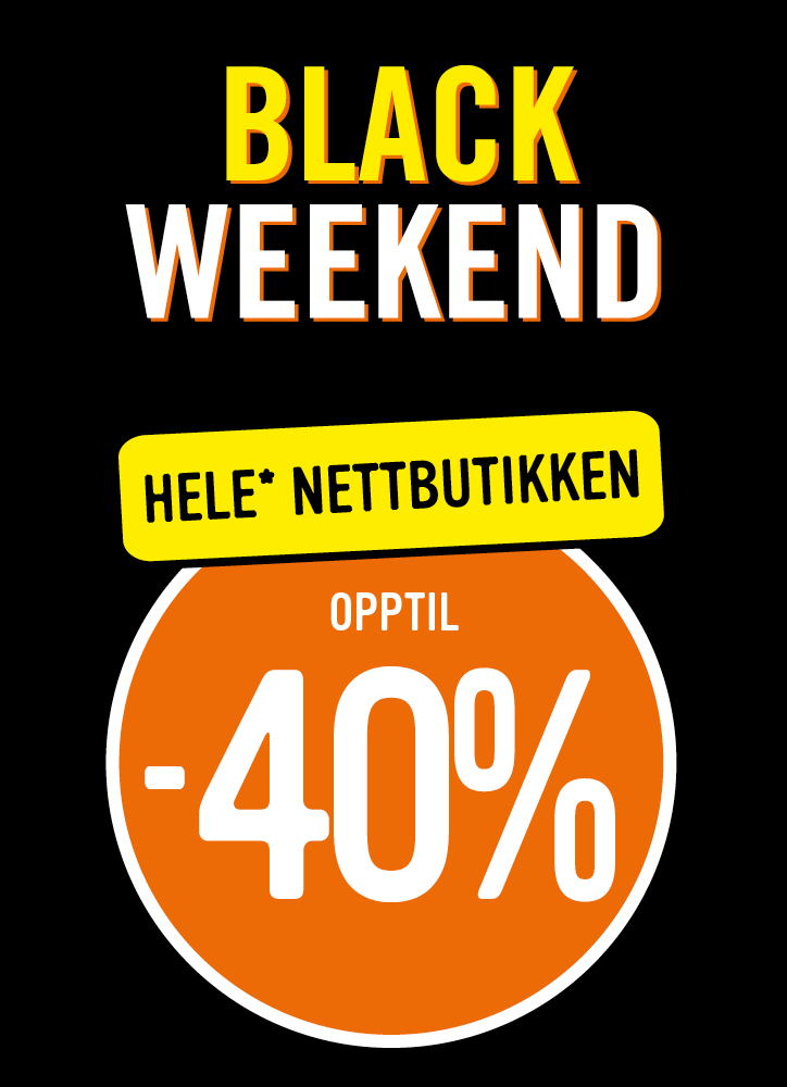 Siste sjanse på nett i dag! Opptil 40% på nesten alt!