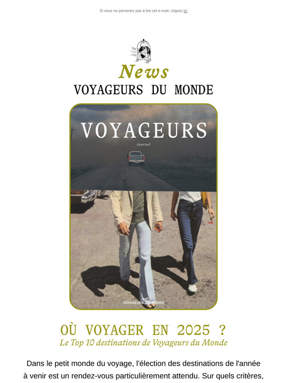 🌎 Où voyager en 2025 ?