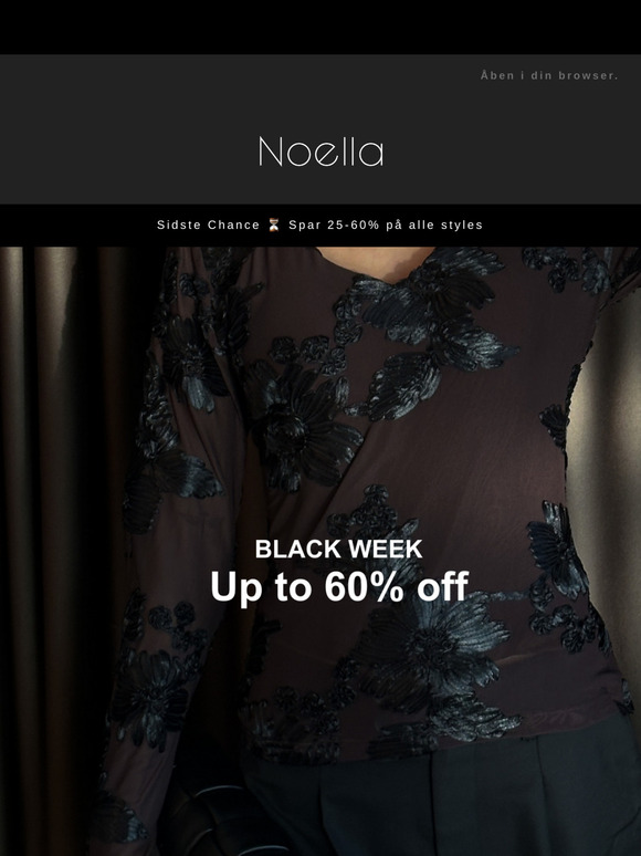 Sidste chance 🤎 Up to 60% off