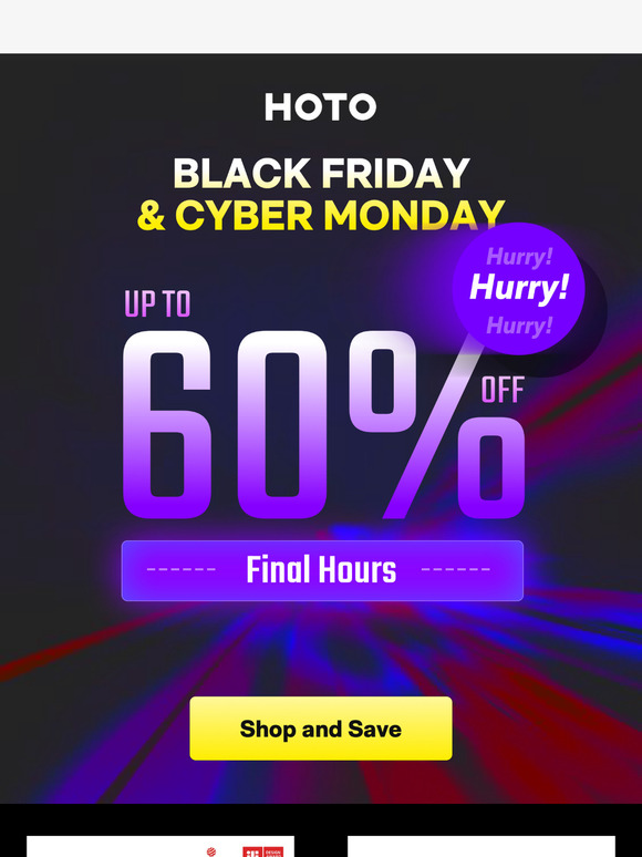 Early Access 🎉 Ready, Cyber Monday