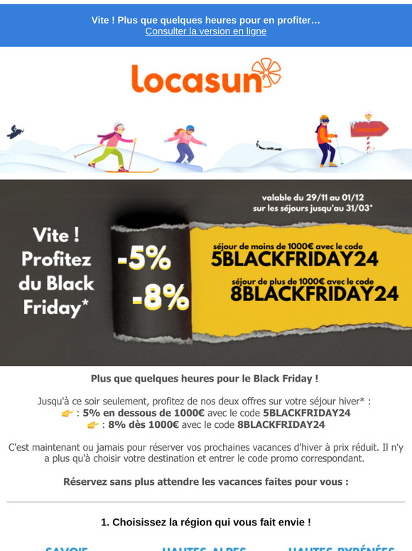 Black Friday : dernier appel 📢