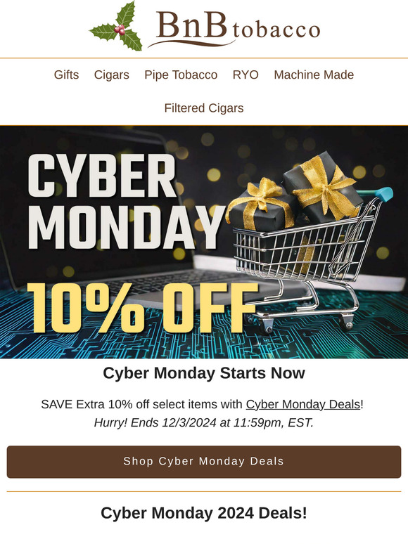 Cyber Monday is Here