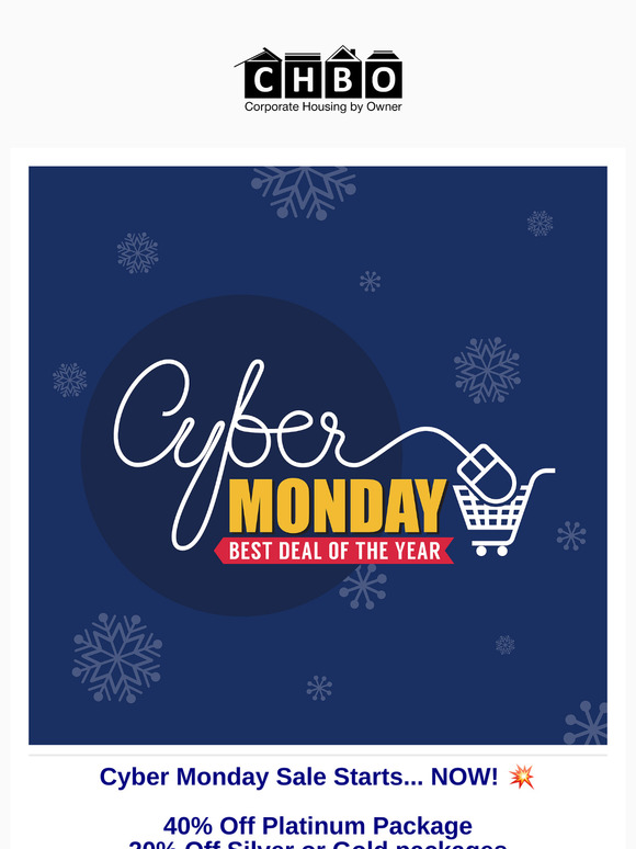 40% Off Cyber Monday Sale Starts... NOW!💥