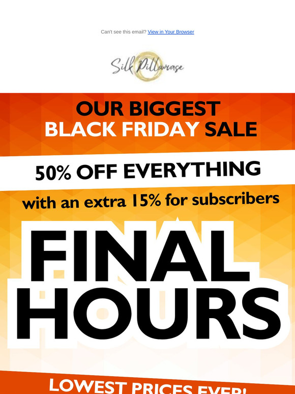 Last Chance Black Friday Deals 😘