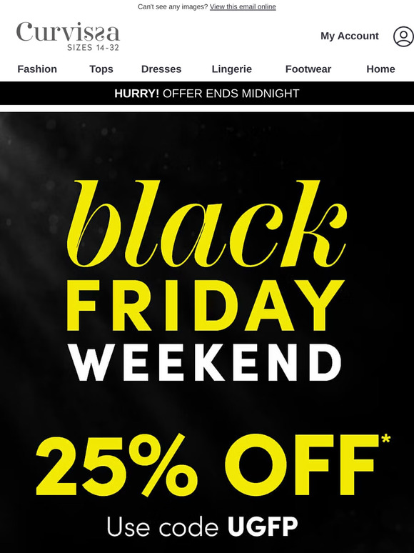 Final day - 25% off Black Friday