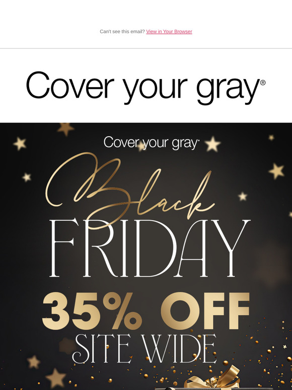 Last chance to treat yourself with our Black Friday Savings!