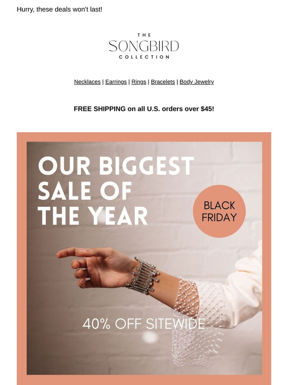LAST DAY for 40% OFF 🖤🖤🖤