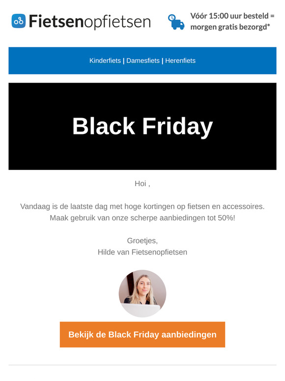 🤑 Alleen vandaag nog hoge Black Friday kortingen!