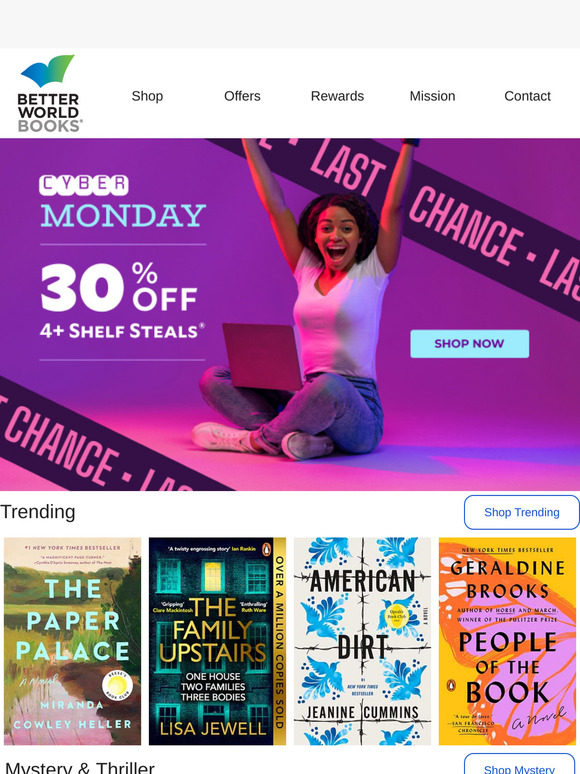 30% Savings Ends TONIGHT | Cyber Monday