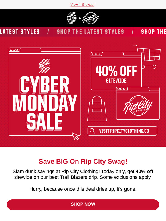 40% Off @ RipCityClothing.com