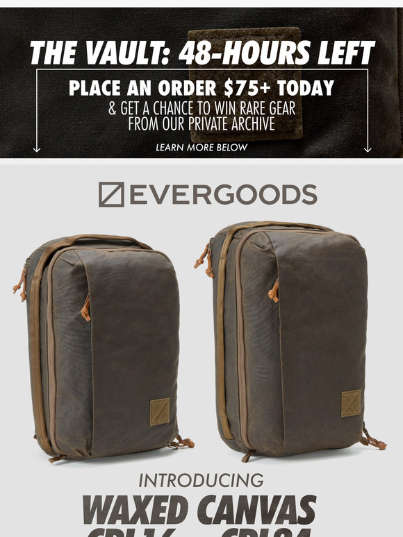 エバーグッズ　Evergoods CPL 16 Waxed Canvas CIVIC PANEL LOADER 16L - Waxed Canvas – EVERGOODS Japan