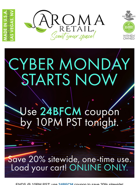 LAST CALL 📢 Cyber Monday 20% Off Ends Tonight