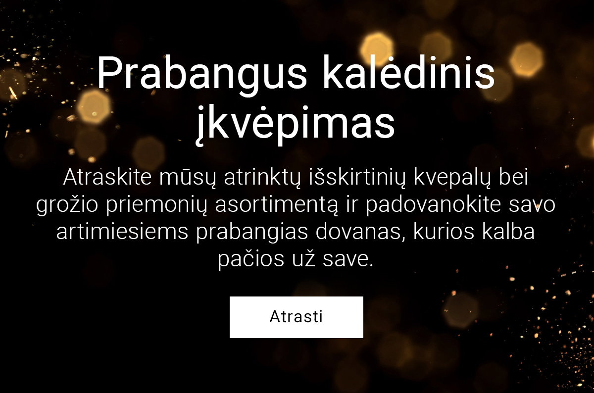 Prabangus kalėdinis įkvėpimas