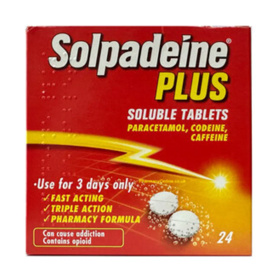 Image of Solpadeine Plus (Codeine/Paracetamol) - 24 Soluble Tablets