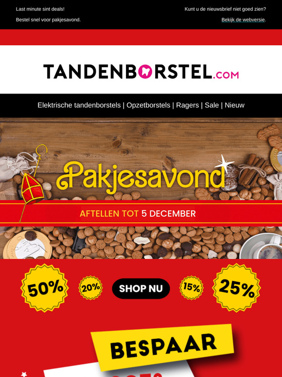 Last Minute Sint Deals ❤️