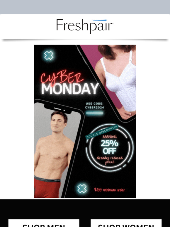Cyber Monday: Double the Discounts - 25% OFF on Already Reduced Items!
