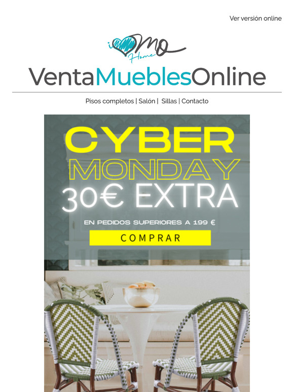 30 € EXTRA ¡Sólo hoy! CYBER MONDAY