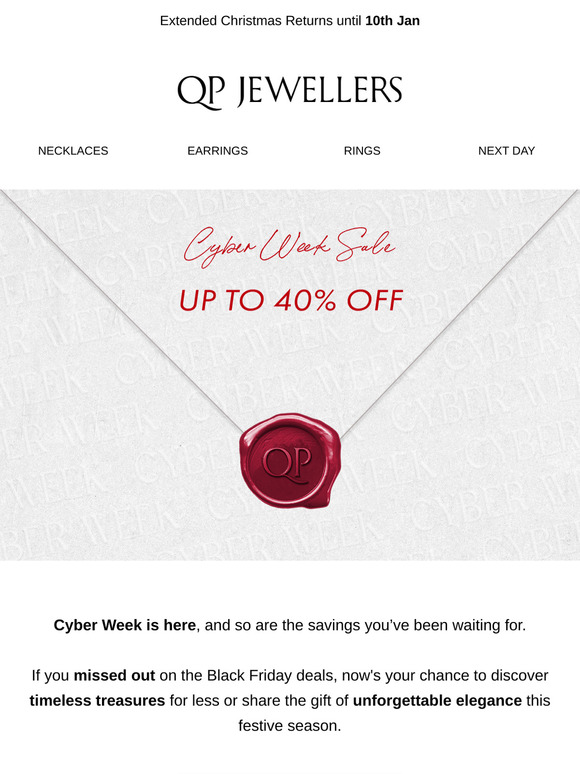 Open up! Reveal the ultimate Cyber deals 💌