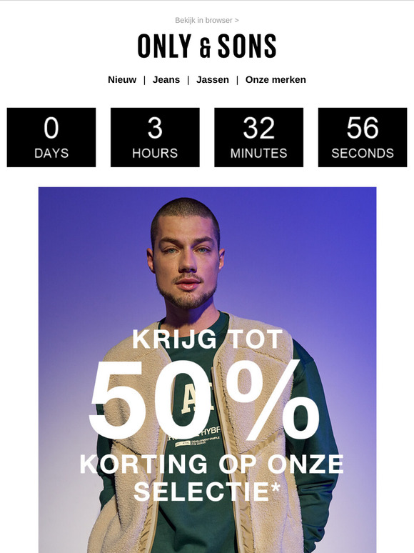 Tot 50% korting: LAATSTE KANS
