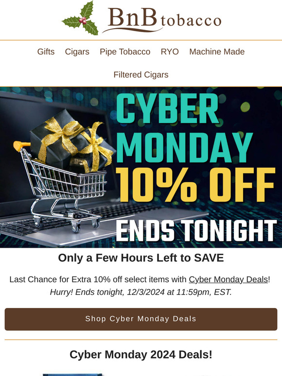 Last Chance for Cyber Monday Deals