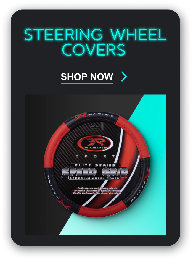 STEERING WHEEL COVERS SHOP NOW >