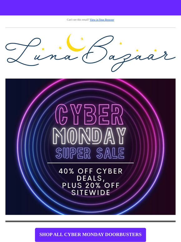 🌐 Over 60 Cyber Monday Door Busters Now Active 🌐