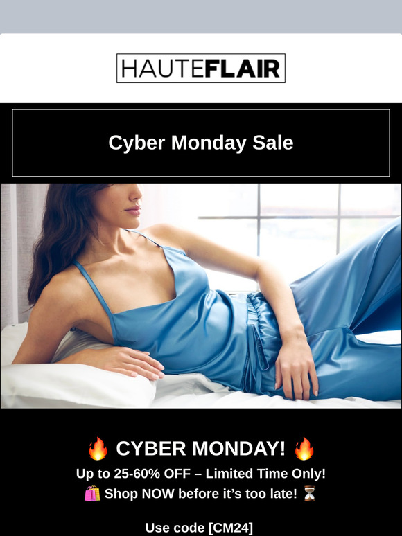 🔥 CYBER MONDAY! 🔥 25-60% OFF PJ's & More – Limited Time!