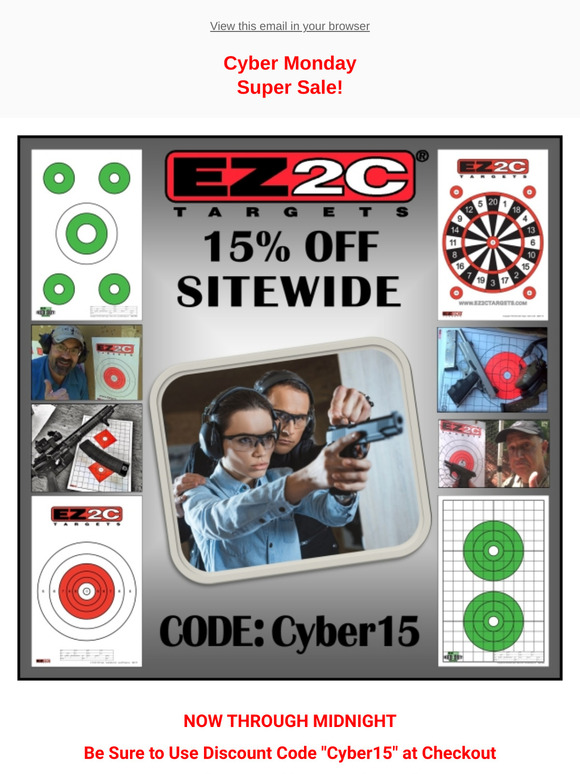 LAST CHANCE!  EZ2C's Cyber Monday Sale Now!