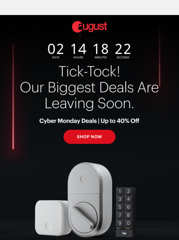 CYBER MONDAY | Last Chance for up to 40% Off!
