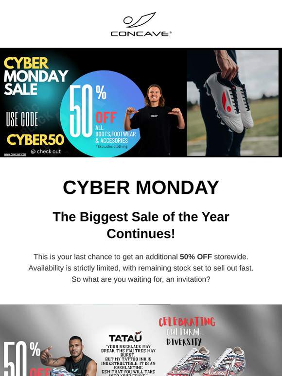 Cyber Monday - The Biggest Sale of the Year Continues!