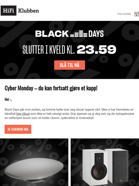 Cyber Monday – du kan fortsatt gjøre et kupp!