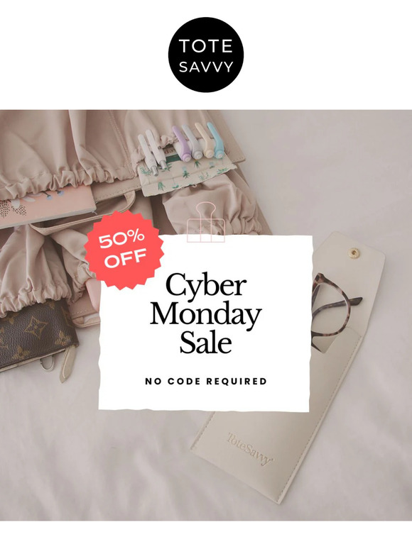 Shop Cyber Monday! Up to 50% Off 🫶