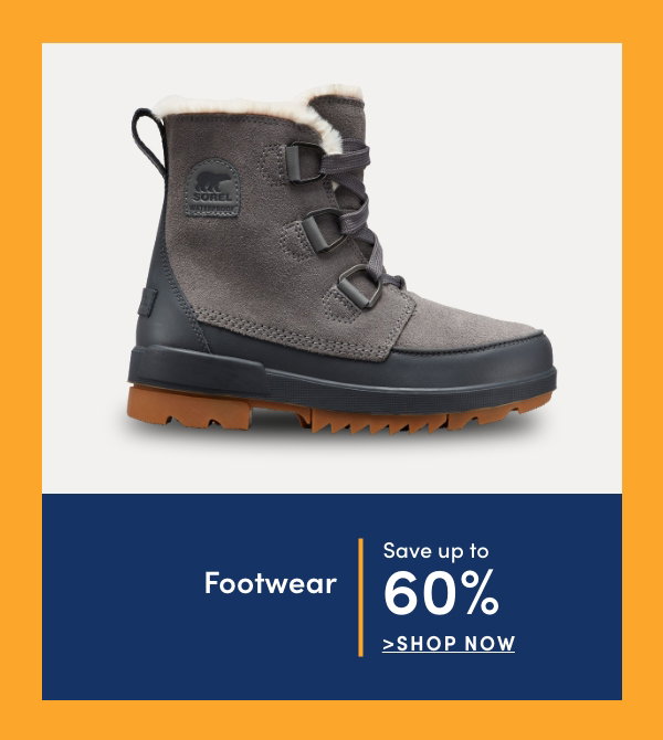 Footwear Save up to 60%