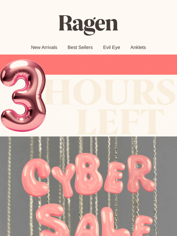 ⏳3 HOURS LEFT! Cyber Monday Ends tonight!