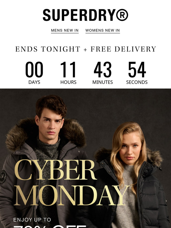 Ends Tonight: Cyber Monday Up to 70% Off