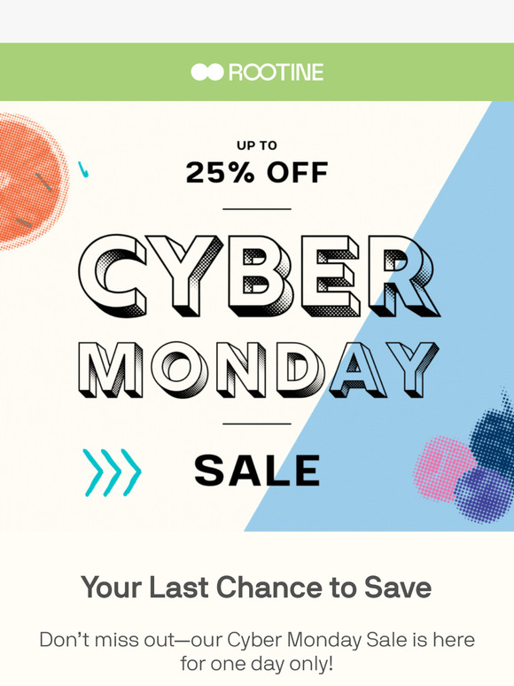 Cyber Monday Savings End Tonight ⏳