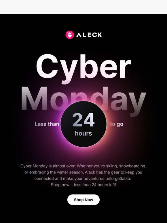 🚨 Final Chance: Cyber Monday Offers Disappear in 24 Hours!
