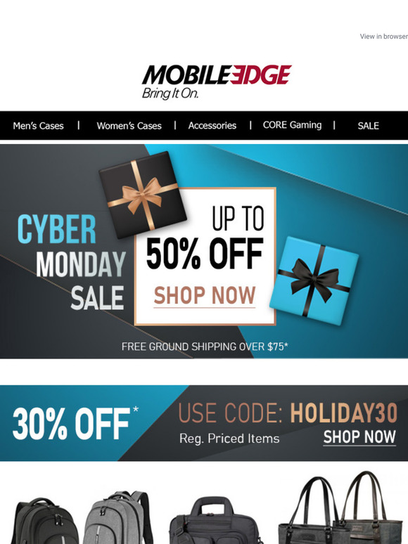 Cyber Monday Final Hours! Save Up To 50%