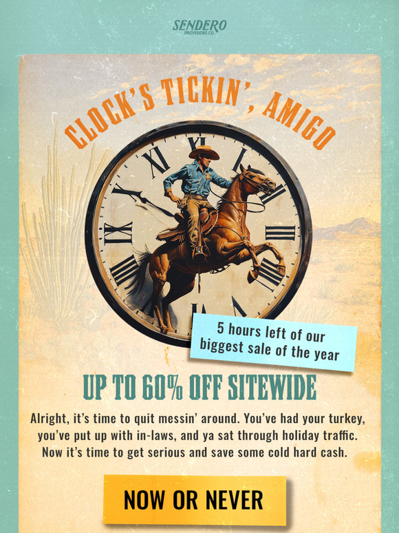 ⏰Time’s Tickin’, Amigo