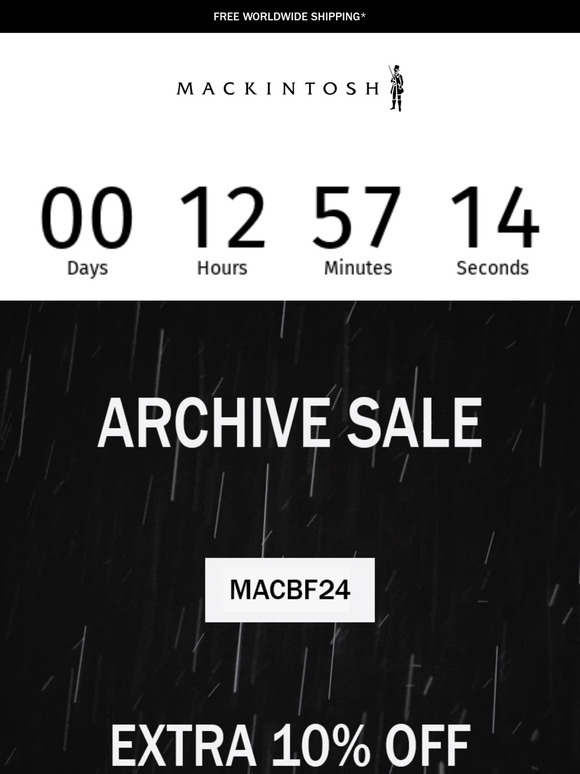 Archive Sale | Ends Tonight