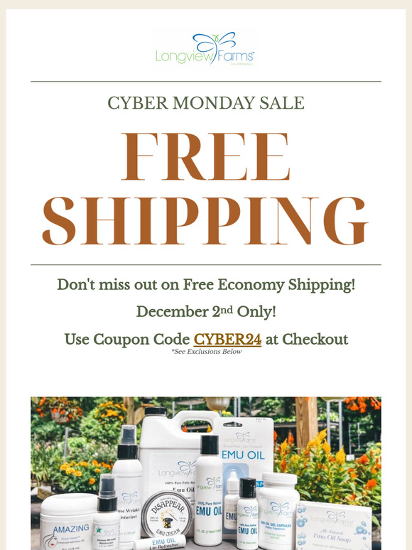 Cyber Monday is here —