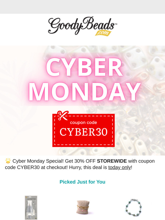 ✨ Today Only: Save 30% Sitewide with CYBER30 ✨