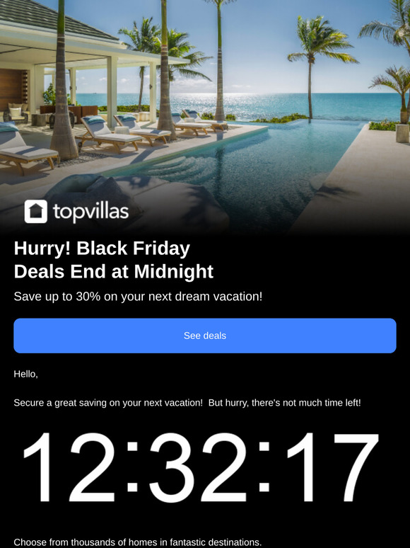 Special offers end midnight!