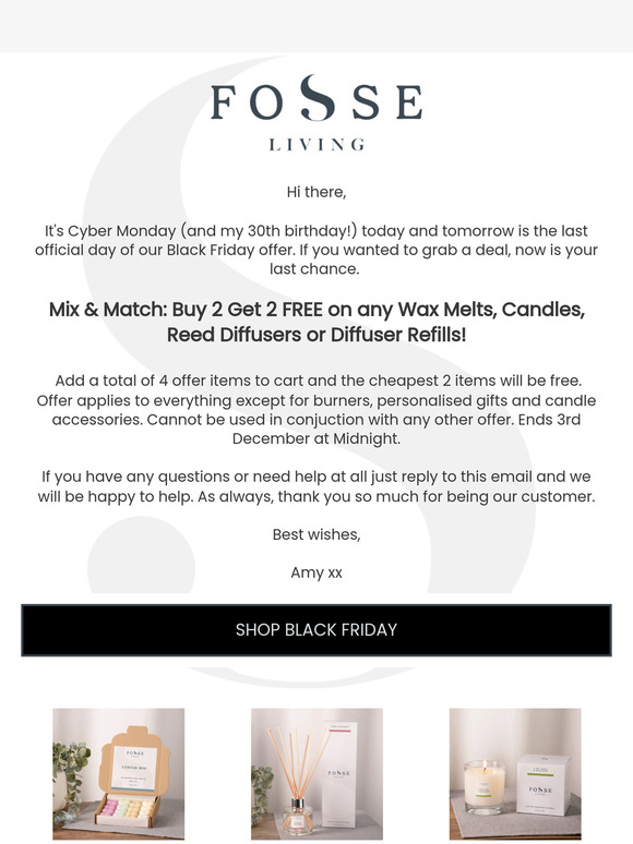 Buy 2 Get 2 FREE Ends Tomorrow 🖤