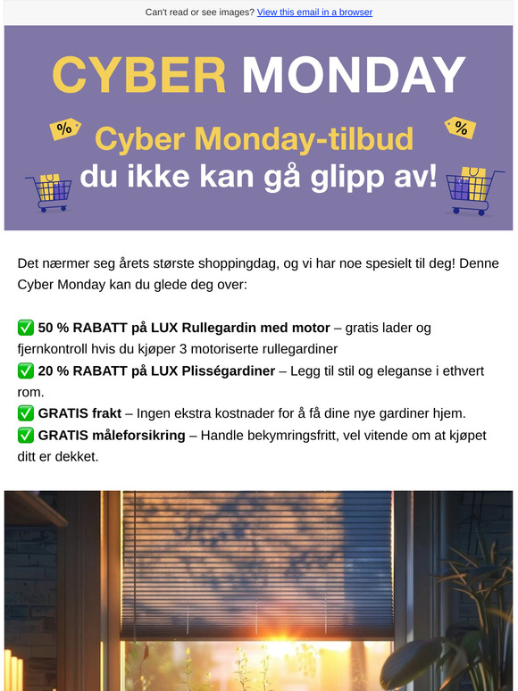Gjør deg klar til Cyber Monday: 20% rabatt + gratis fordeler! 🌟