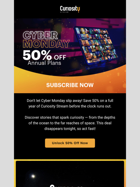 Just hours left, friend! ⏰ 50% off for 12 months