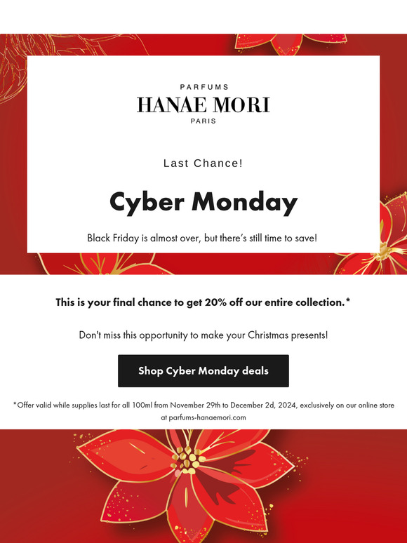 Cyber Monday! 🖤